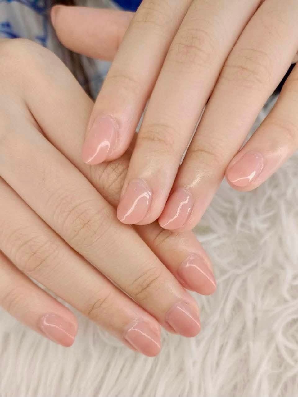ผลงานทำเล็บมือลายซากุระ Mali Nail & Spa